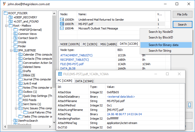 OST and PST Forensics Windows 11 download