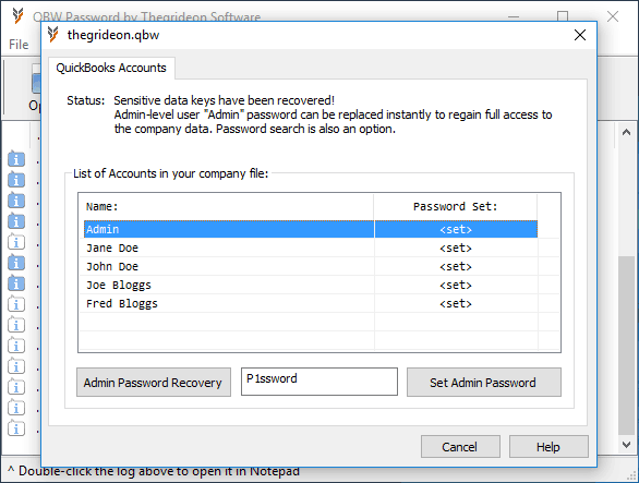 QBW Password software