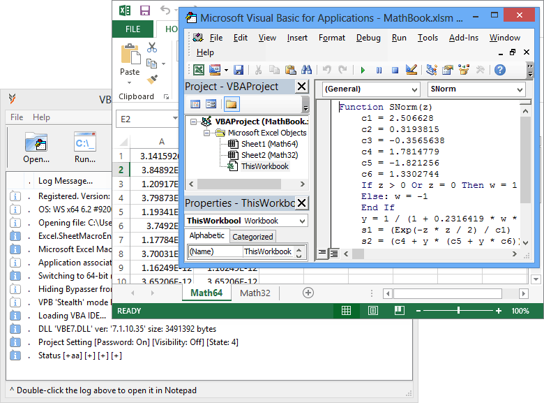 Access locked or unviewable VBA Projects. Recover and preview VBA source code.