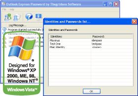 Express and Mail Password Recovery Dialog