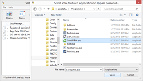 Run VBA-enabled application